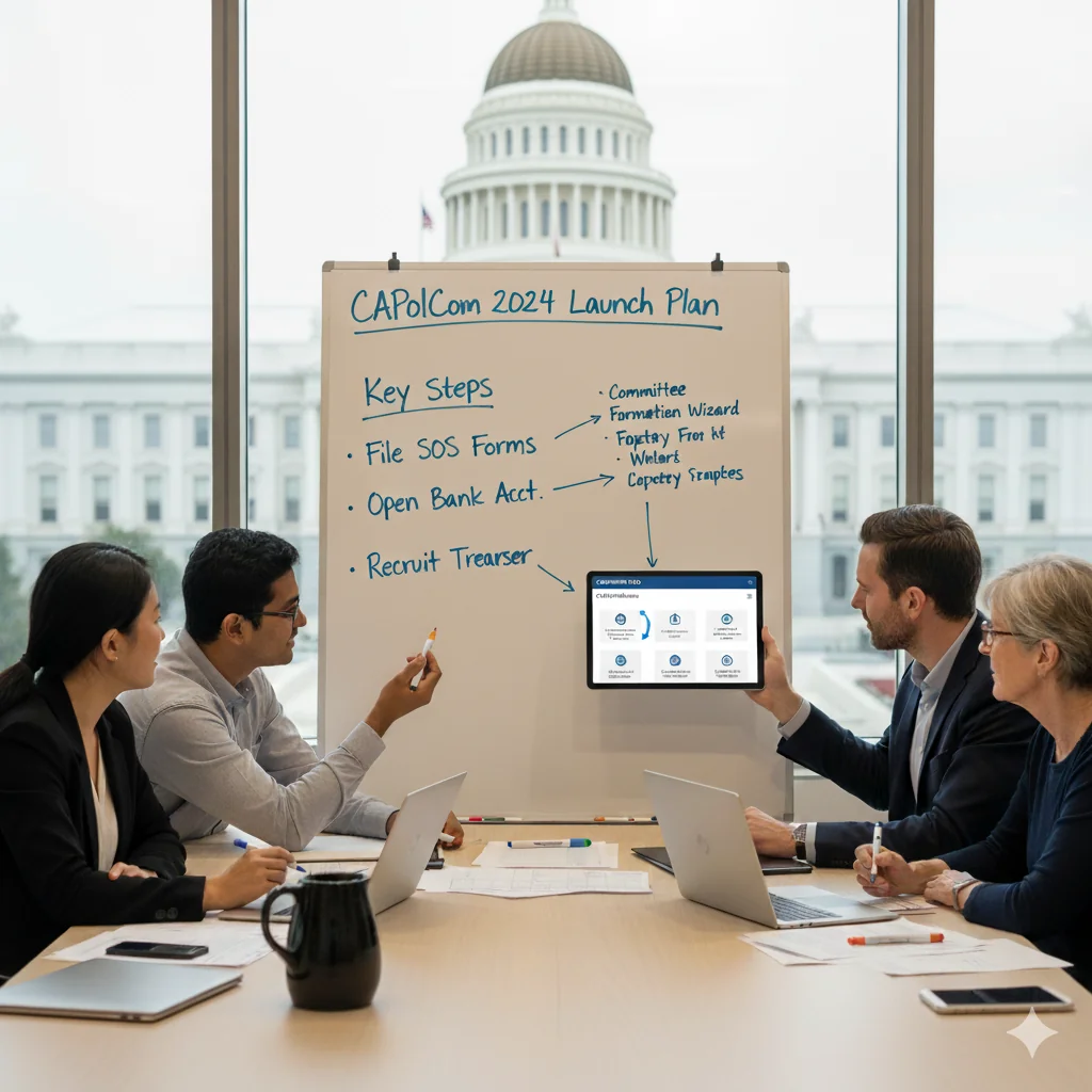 Committee Formation - Meeting with Capitol building view